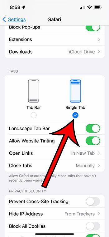 iPhone 13: How to move the Safari address bar up